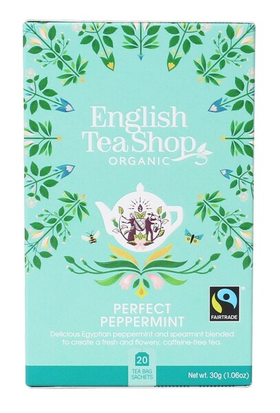 English Tea Shop Organic Caffeine Free Happy Me, 20 Sachet Tea Bags