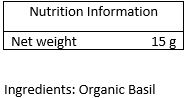 Organic Basil