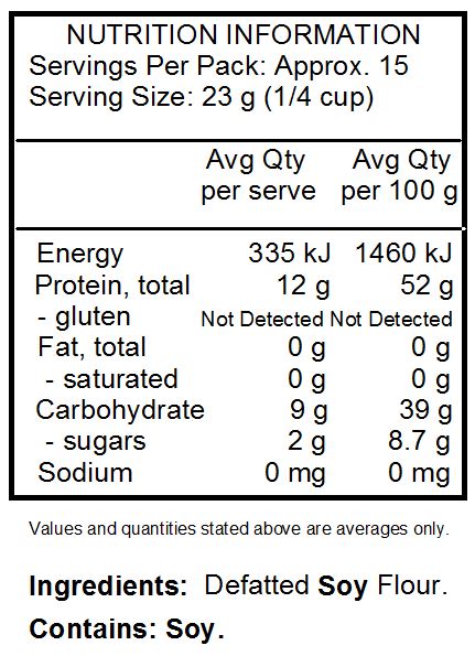 Defatted Soy Flour