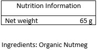 Organic Nutmeg