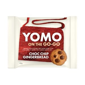 Yomo Gluten Free Cookies - Choc Chip Gingerbread 40g