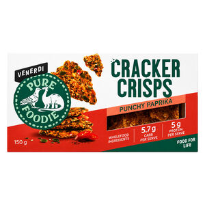 Venerdi Pure Foodie Cracker Crisps - Punchy Paprika 150g