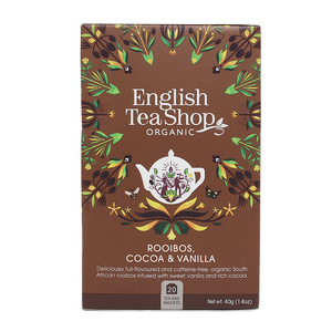 English Tea Shop Organic Cocoa Rooibos & Vanilla 6x20pc