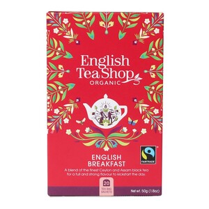 English Tea Shop Organic English Breakfast Teabags 20pc