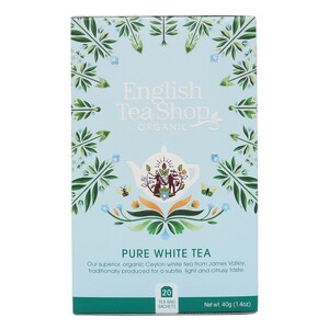 English Tea Shop Organic White Tea Teabags 20pc