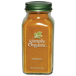 Simply Organic Turmeric LARGE GLASS 67g