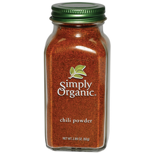 Simply Organic Chili Powder LARGE GLASS 82g