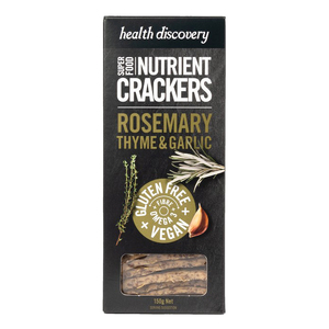 Health Discovery Rosemary, Thyme & Garlic Nutrient Crackers 150g