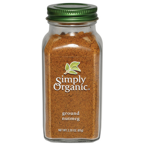 Simply Organic Nutmeg Ground LARGE GLASS 65g