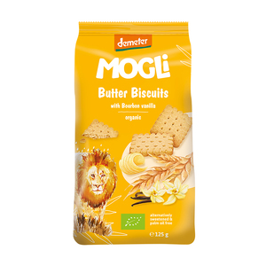 Mogli Organic Butter Biscuits 125g