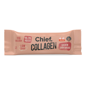 Chief Collagen Protein Bar - Cashew Shortbread 45g