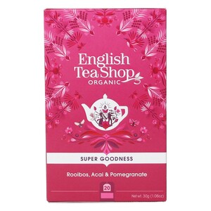English Tea Shop Organic Rooibos, Acai & Pomegranate 20pc