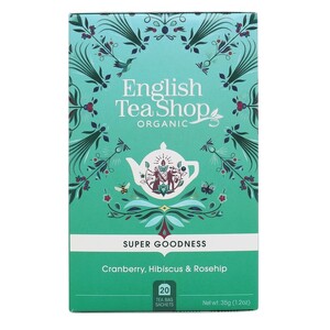 English Tea Shop Organic Cranberry, Hibiscus & Rosehip 20pc