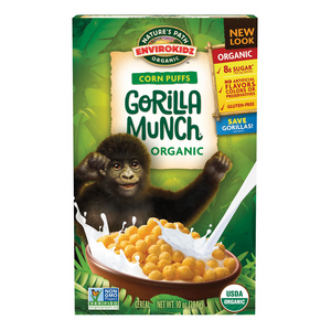 Nature's Path Envirokidz Organic Gorilla Munch Corn Puffs 284g