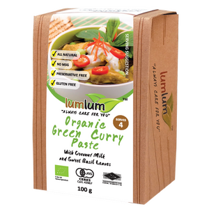 Lum Lum Organic Green Curry Paste 100g