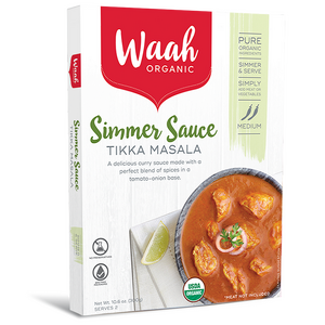 Waah Organic Simmer Sauce - Tikka Masala 300g