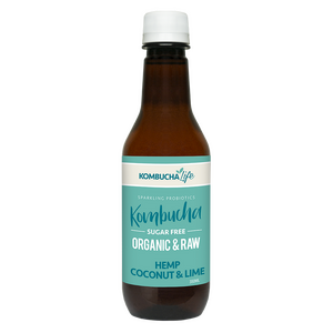 Kombucha Life - Organic & Raw Hemp, Coconut & Lime 350ml