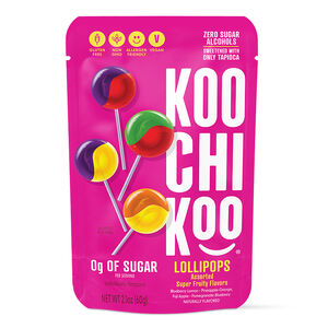 Koochikoo No Sugar Lollipops 4 Flavours 60g