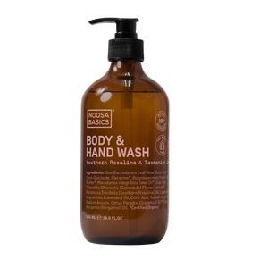Noosa Basics Body & Hand Wash - Southern Rosalina & Tasmanian Lavender 500ml