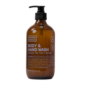 Noosa Basics Body & Hand Wash - Coastal Tea Tree & Kunzea 500ml