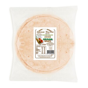 Ancient Harvest Organic Sourdough Rye Flour Wraps 220g