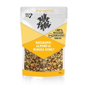 Blue Frog Nuts & Seeds - Macadamia Almond & Manuka Honey 350g