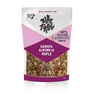 Blue Frog Nuts & Seeds - Cashew Almond & Maple 350g