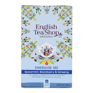 English Tea Shop Organic Wellness Energize Me Teabags 20pc