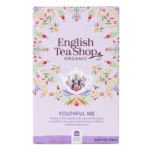 English Tea Shop Organic Wellness Youthful Me Teabags 20pc
