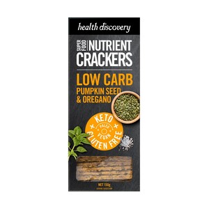 Health Discovery Low Carb Pumpkin Seed & Oregano 150g