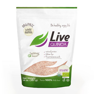 Live Organic White Quinoa 397g