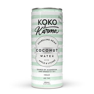 Koko & Karma Coconut Water - Sparkling Hemp 250ml