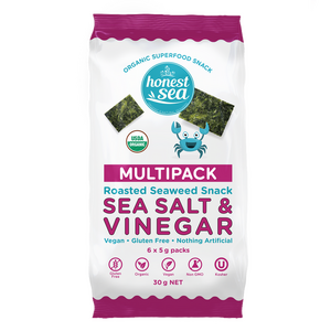 Honest Sea Seaweed - Vinegar & Sea Salt Multipack 6x5g