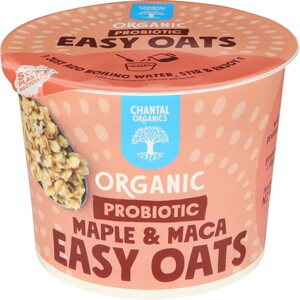 Chantal Organics Probiotic Easy Oats Maple & Maca 65g