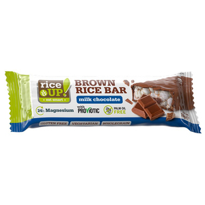 Rice Up Probiotic Brown Rice Bar - Milk Chocolate 18g