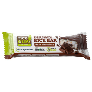 Rice Up Probiotic Brown Rice Bar - Dark Chocolate 18g