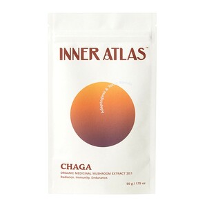 Inner Atlas Organic Chaga Mushroom 20:1 Extract Powder 50g