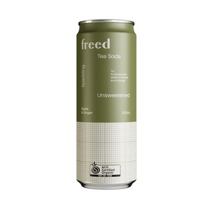 Freed Beverages Organic Sparkling Tea Soda - Apple & Ginger 330ml