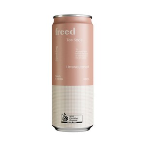 Freed Beverages Organic Sparkling Tea Soda - Peach & Vanilla 330ml