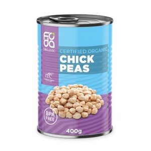 Foda Organic Canned Chickpeas 400g