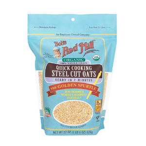 Bob's Red Mill Quick Cooking Steel Cut Oats - Organic 624g