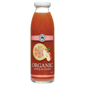 Nature's Organic Apple & Guava Juice 350ml