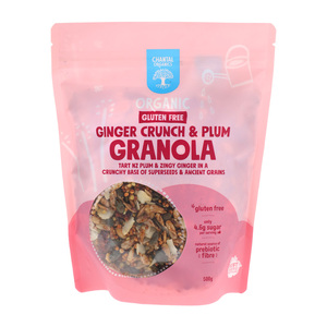 Chantal Organics Gluten Free Ginger Crunch & Plum Granola 500g