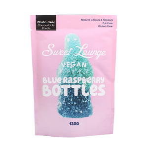 Sweet Lounge Vegan Fizzy Blue Rapsberry Bottles 130g