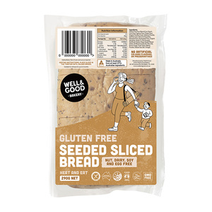 Well & Good Gluten Free Sliced Seeded Bread 290g