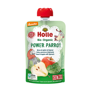 Holle Organic Pouch Pear with Apple & Spinach 100g