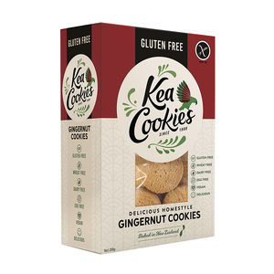 Kea Cookies Gluten Free - Gingernut 250g