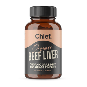 Chief Organic Beef Liver 120 Capsules