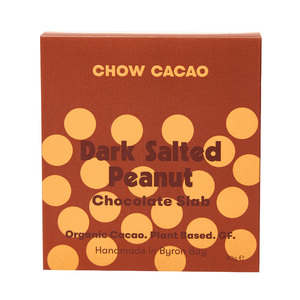 Chow Cacao Chocolate Slabs - Dark Salted Peanut 80g