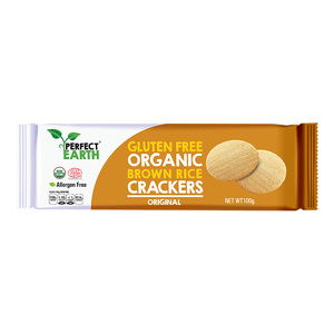 Perfect Earth Organic Brown Rice Crackers - Original 100g